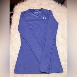 Under Armour Women's Vivid Blue Long Sleeve Tee